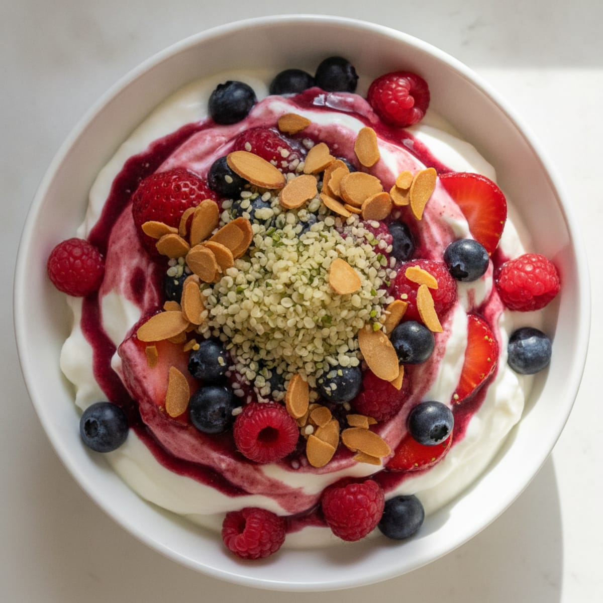 Creamy Greek Yogurt Protein Parfait with Mixed Berries