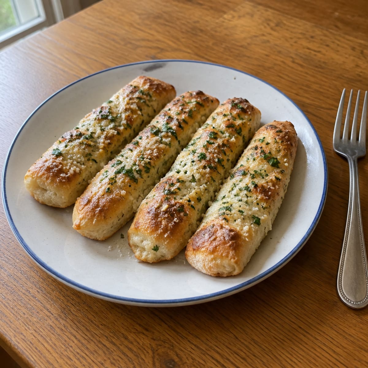 Garlic Parmesan breadsticks