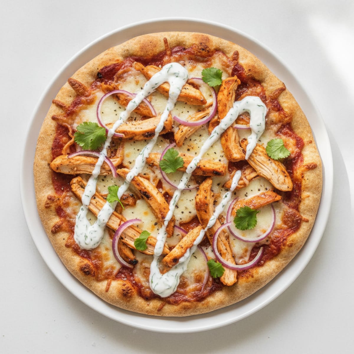 BBQ Ranch Chicken Pizza