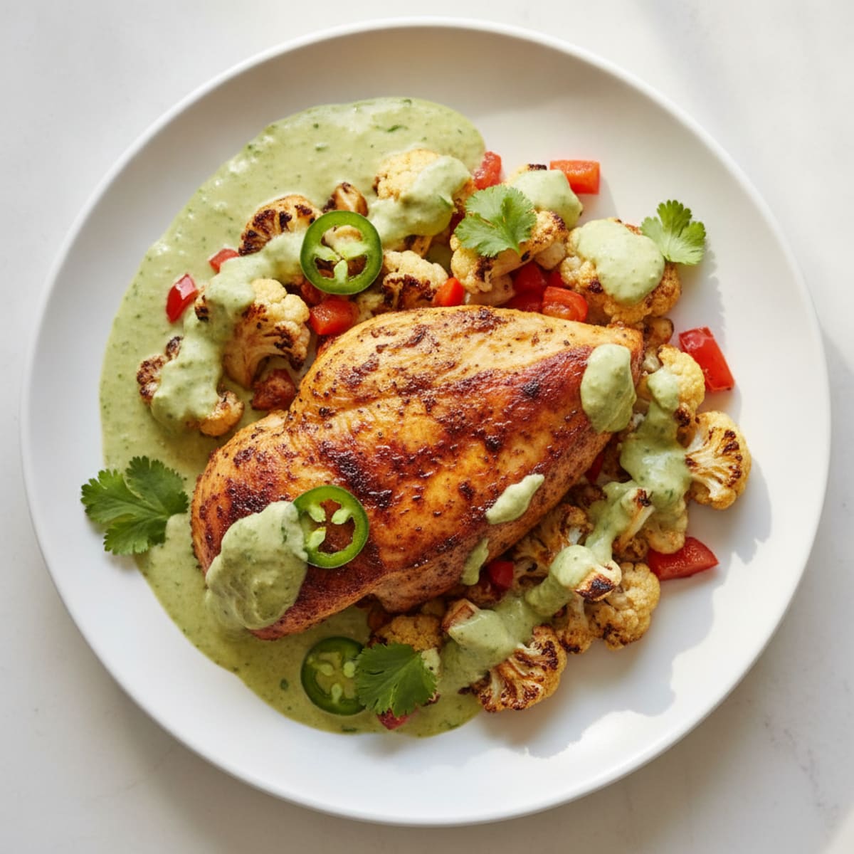 Peruvian Chicken with Aji Verde