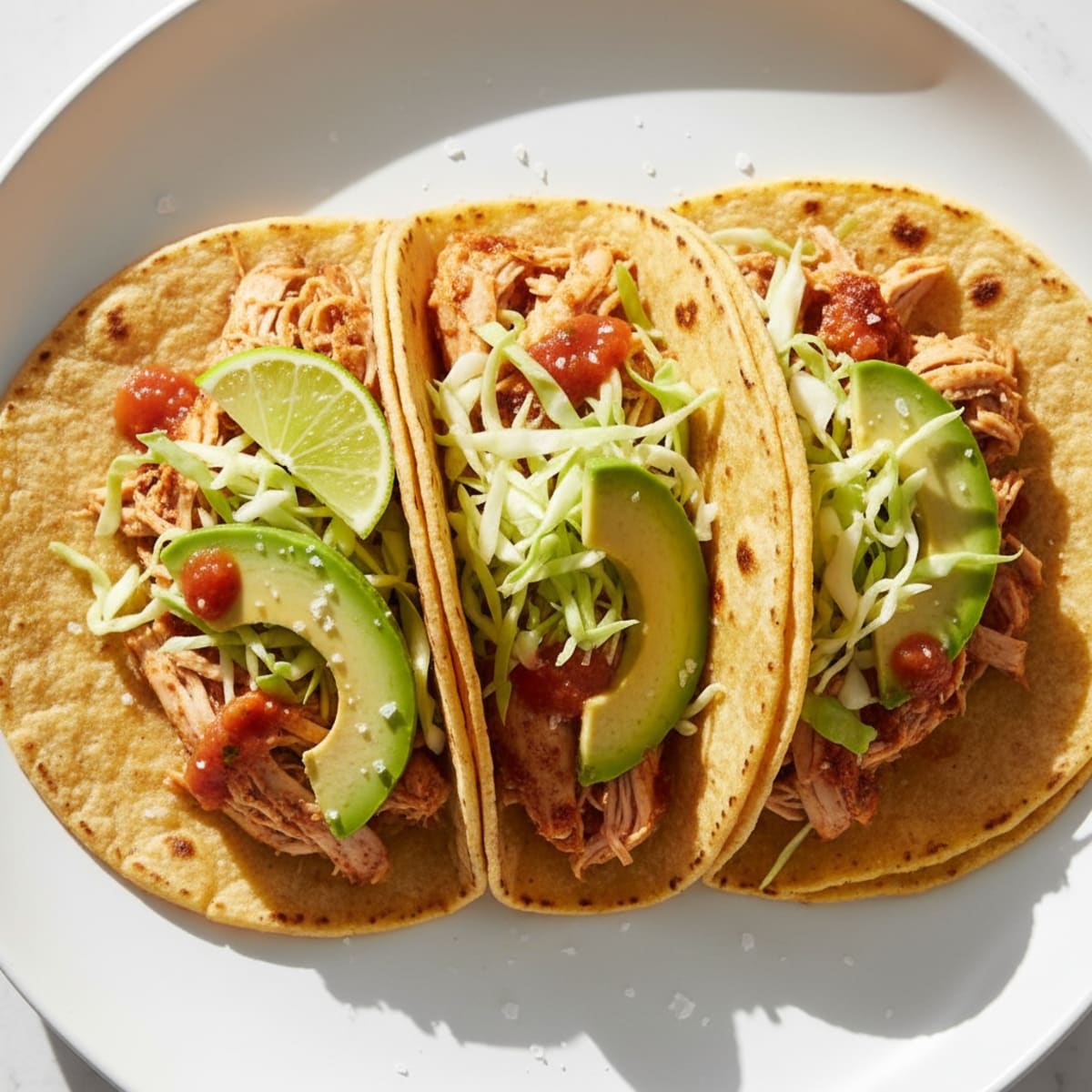 Shredded Rotisserie Chicken Tacos