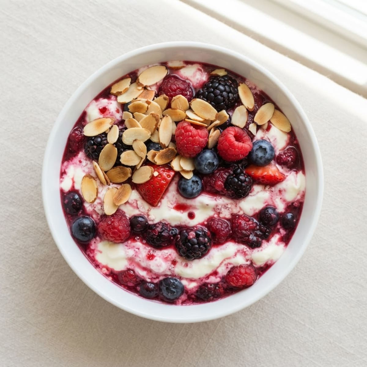 Creamy Greek Yogurt and Mixed Berry Protein Parfait