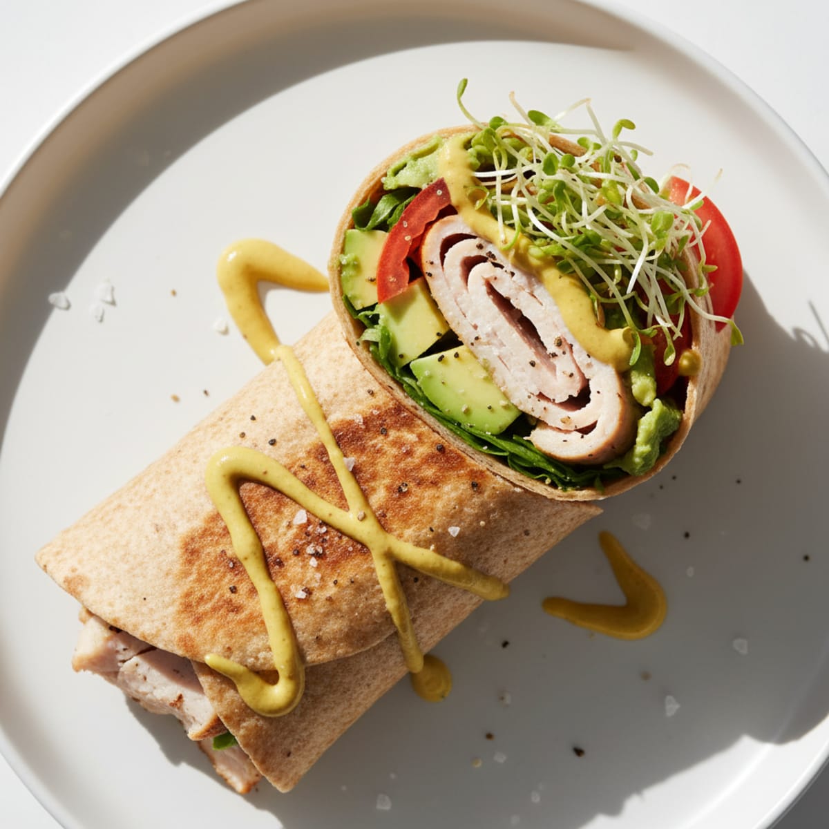 Turkey and Avocado Wrap