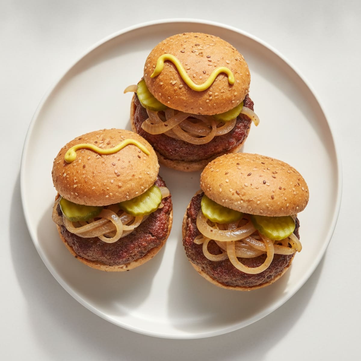 Mini Beef Sliders with Steamed Onions