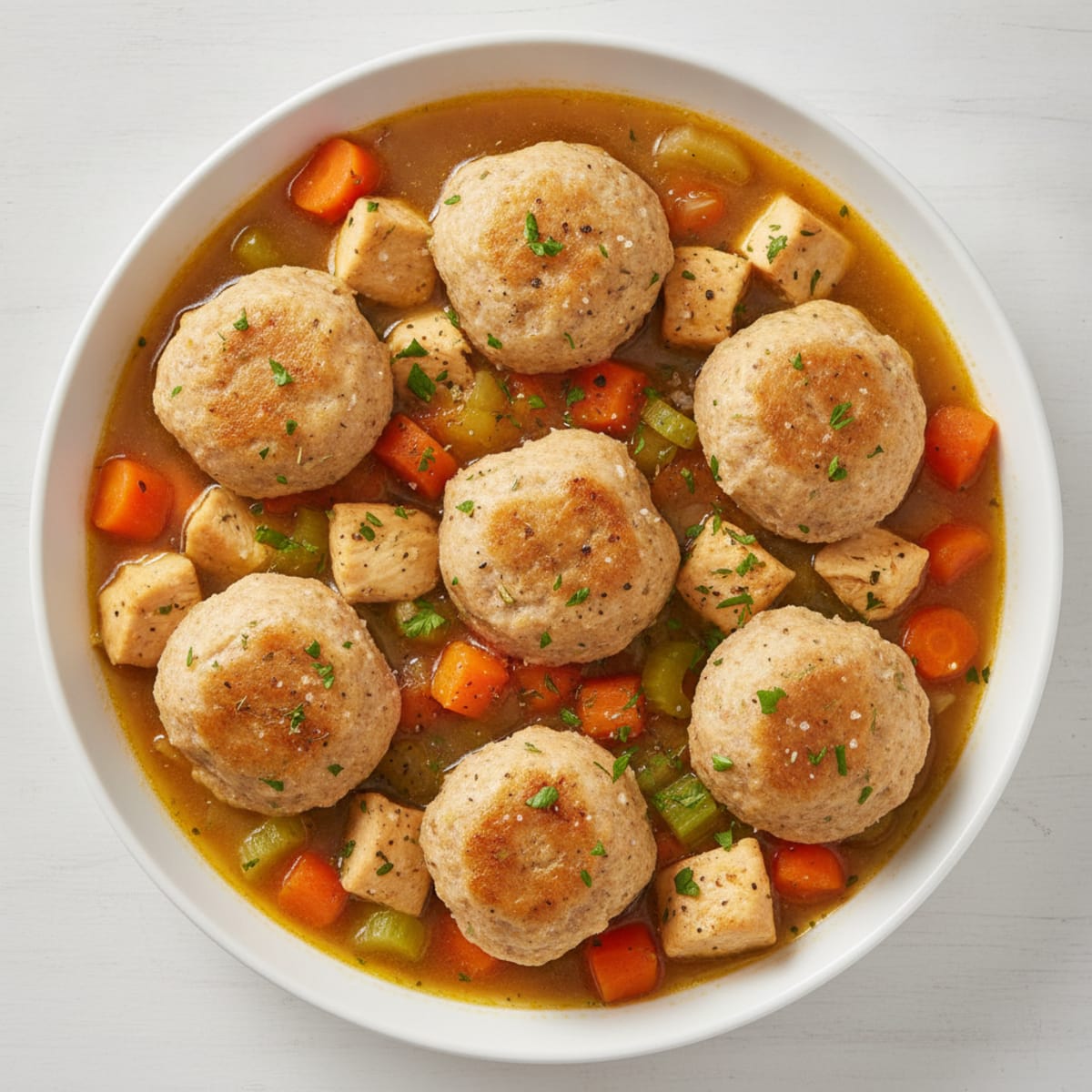 Homestyle Chicken and Herb Dumplings