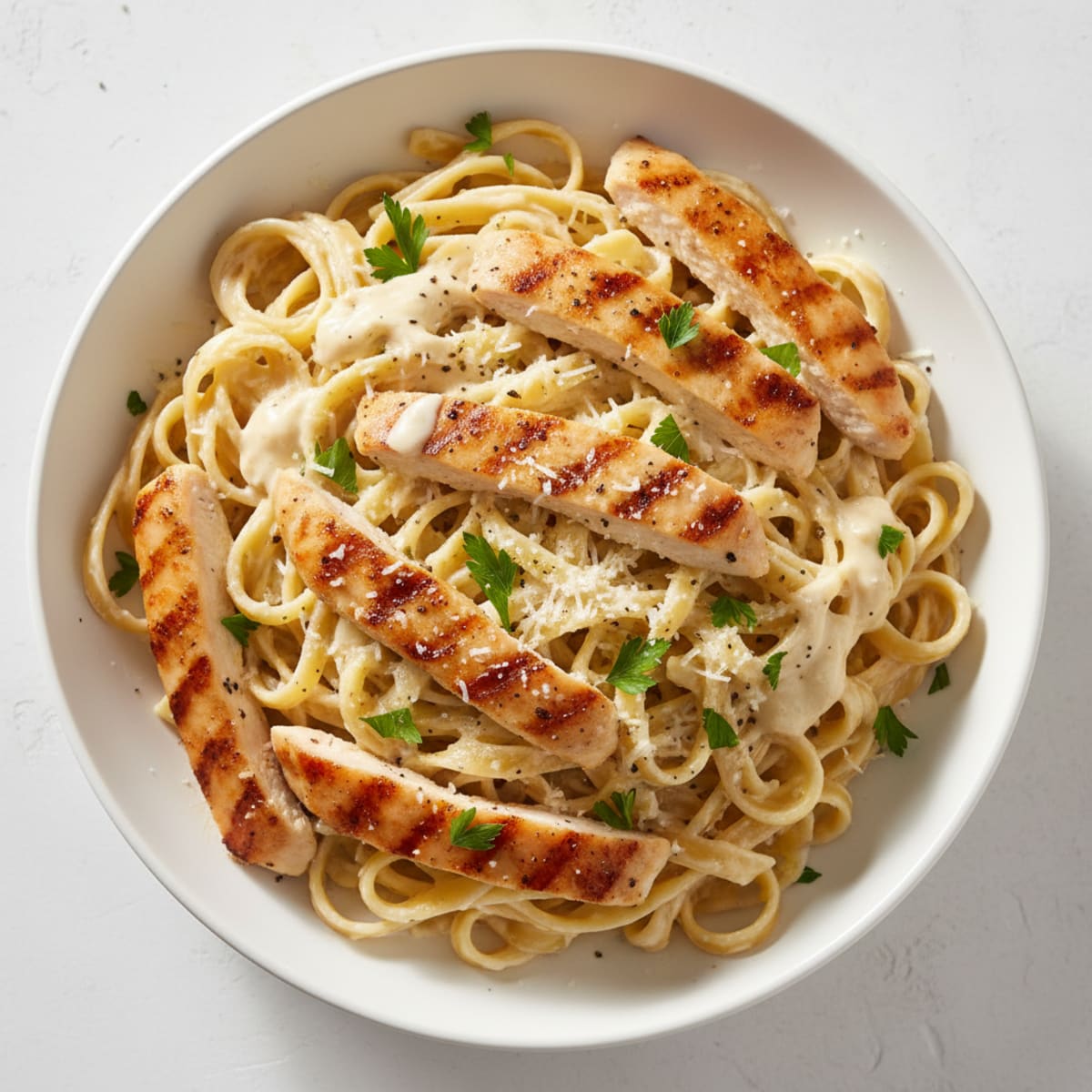 Chicken Alfredo Fettuccine