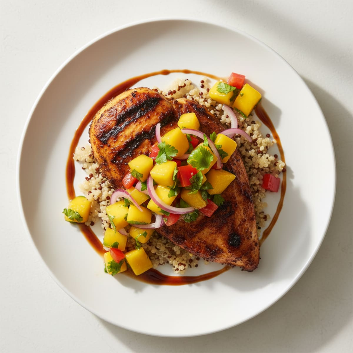 Jerk Chicken with Mango Salsa