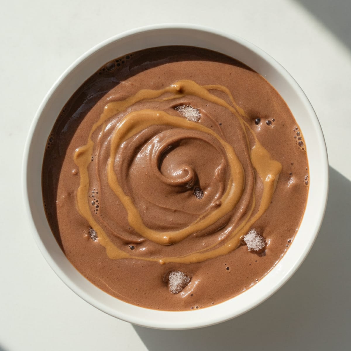 Chocolate Protein Shake with Silken Tofu and Peanut Butter