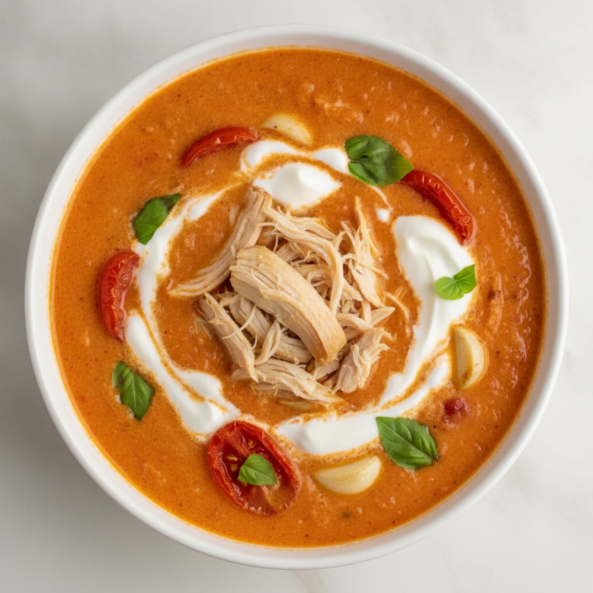 Roasted Tomato Basil Soup