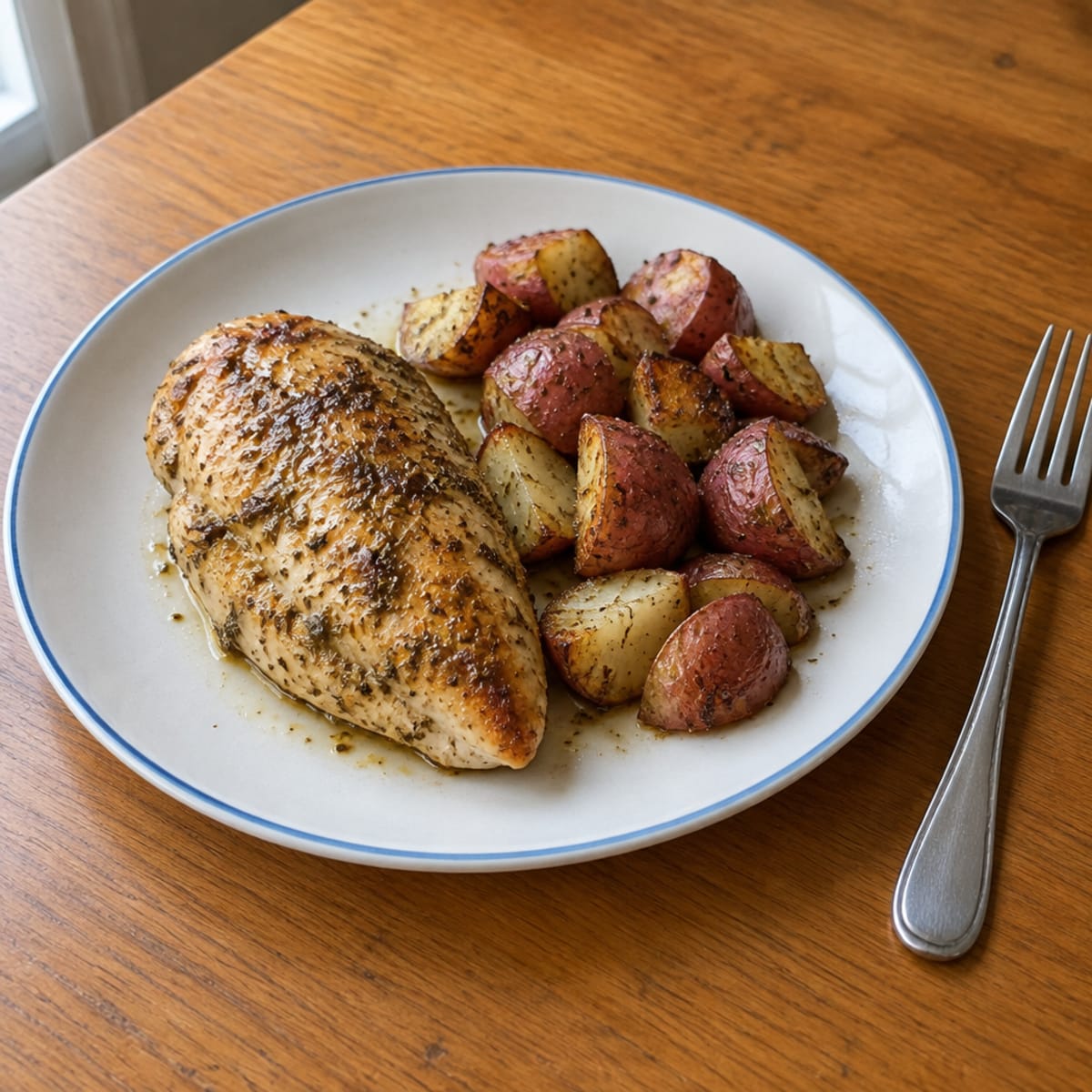 Lemon herb roasted chicken