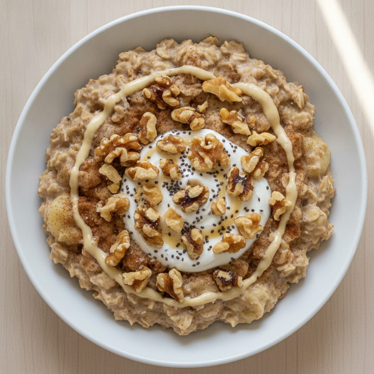 Banana Protein Oatmeal Bowl