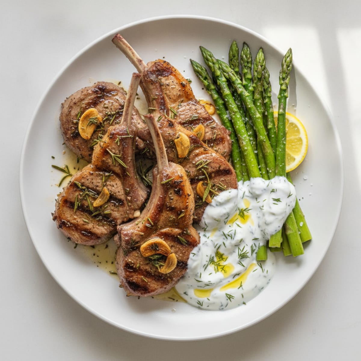 Grilled Herb Lamb Chops