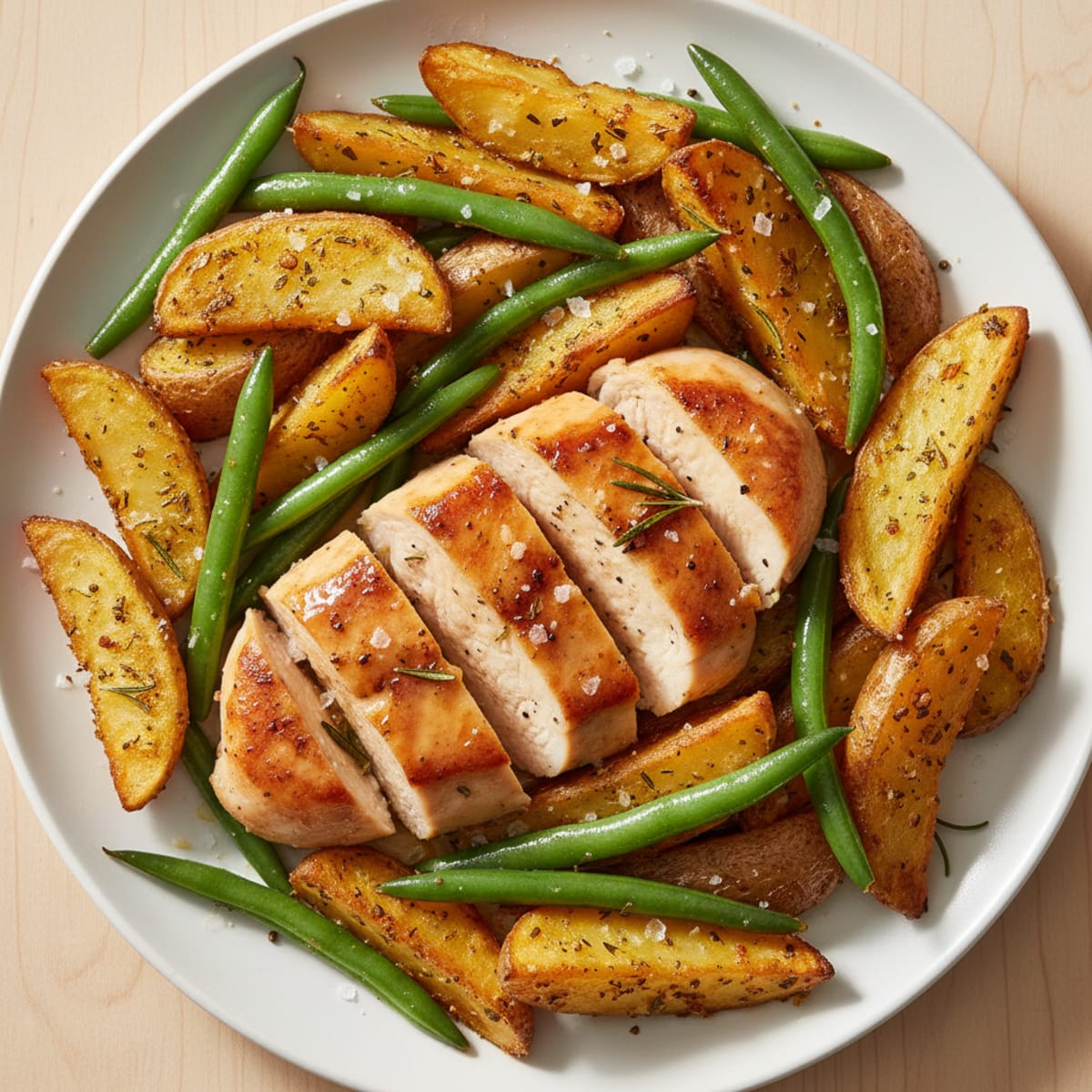 Pan-Seared Chicken with Roasted Potatoes