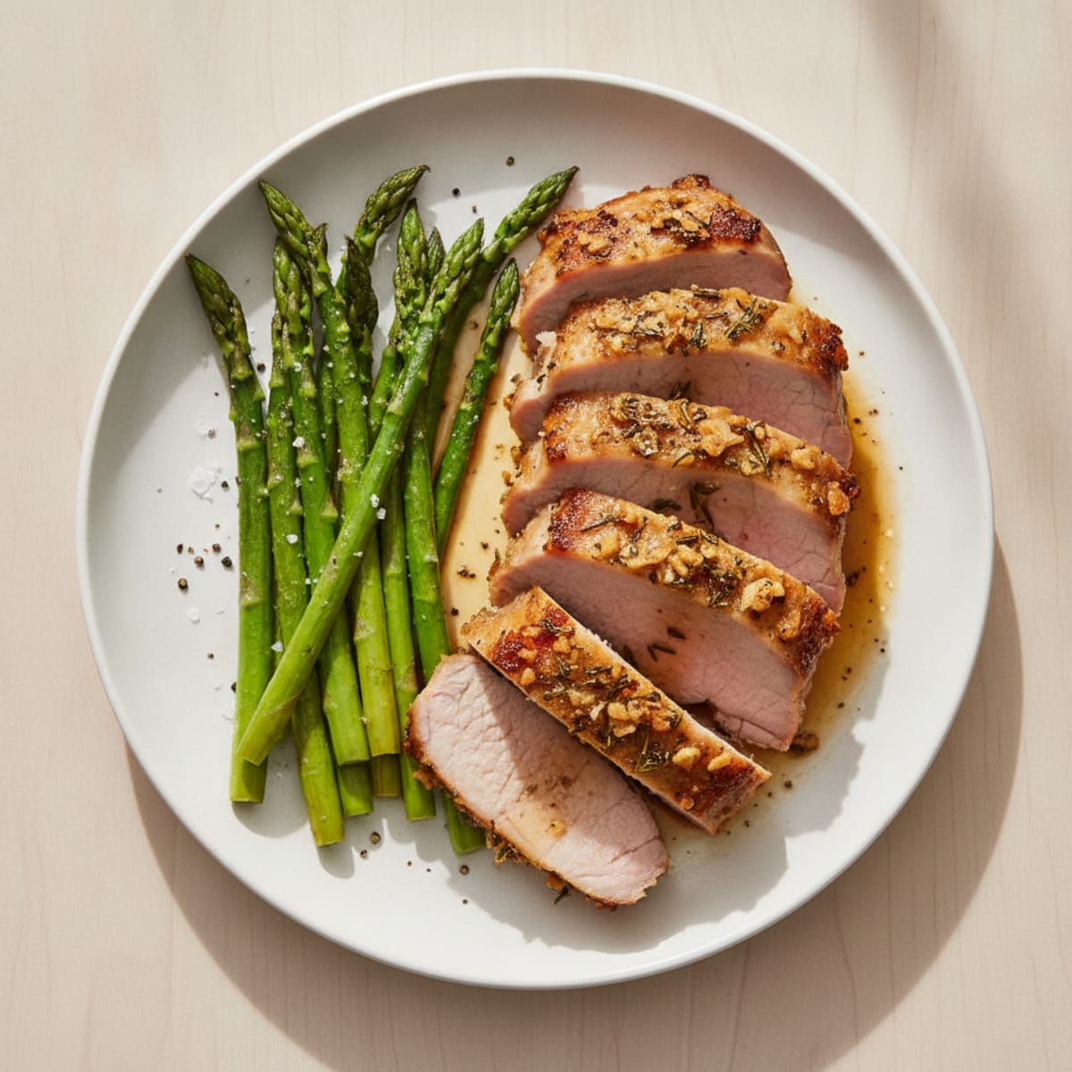 Garlic Herb Roasted Pork Loin
