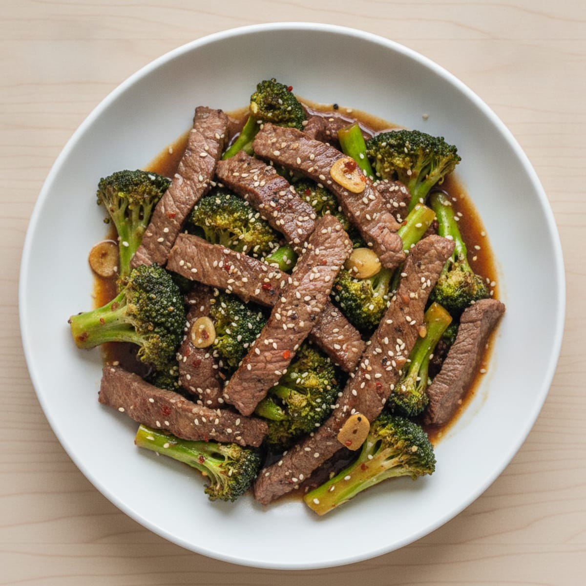 Sesame Beef & Broccoli Stir-Fry