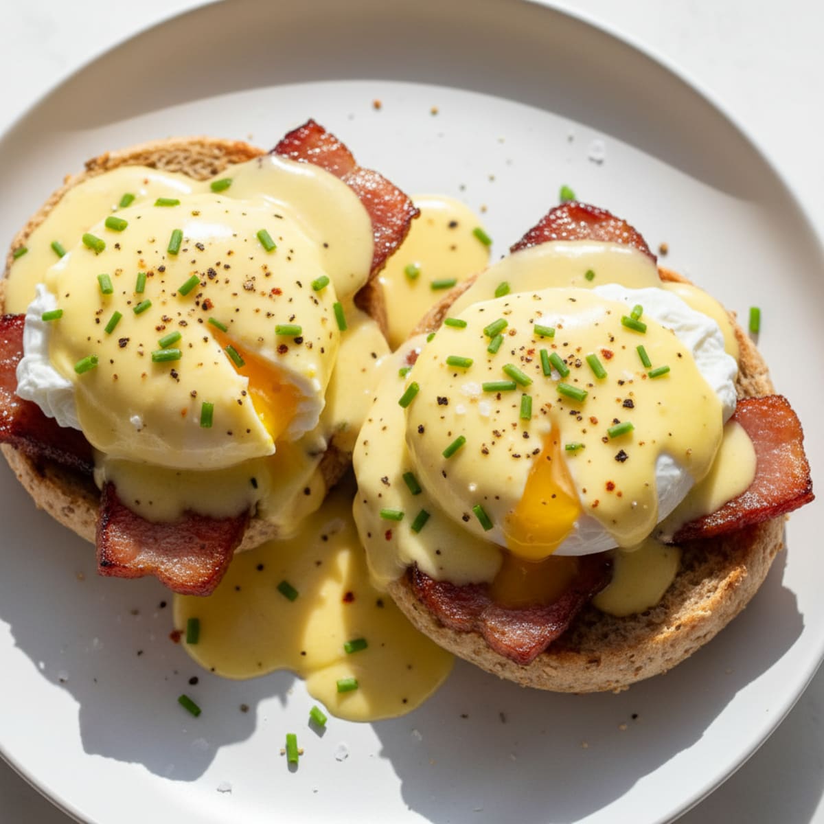 Classic Eggs Benedict with Hollandaise