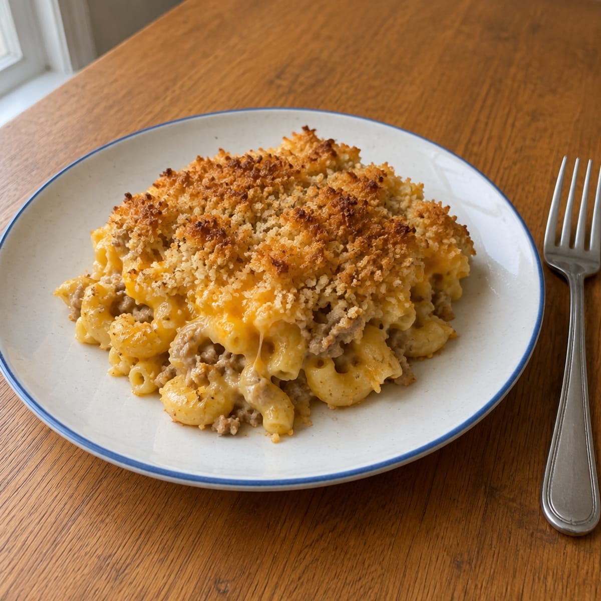 Classic baked macaroni and cheese