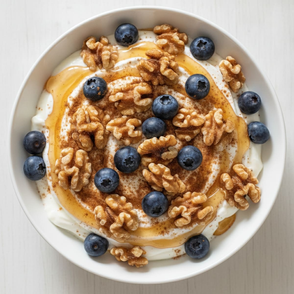 Greek Yogurt with Honey and Walnuts