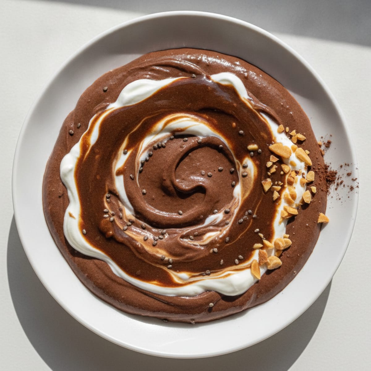 Silky Chocolate Protein Pudding with Greek Yogurt