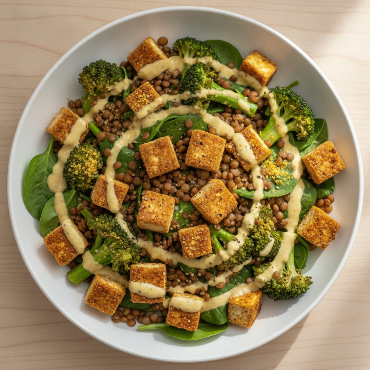 Lentil and Vegetable Power Bowl