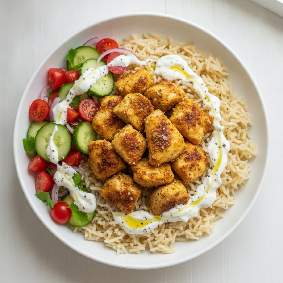 Chicken Shawarma Rice Bowl