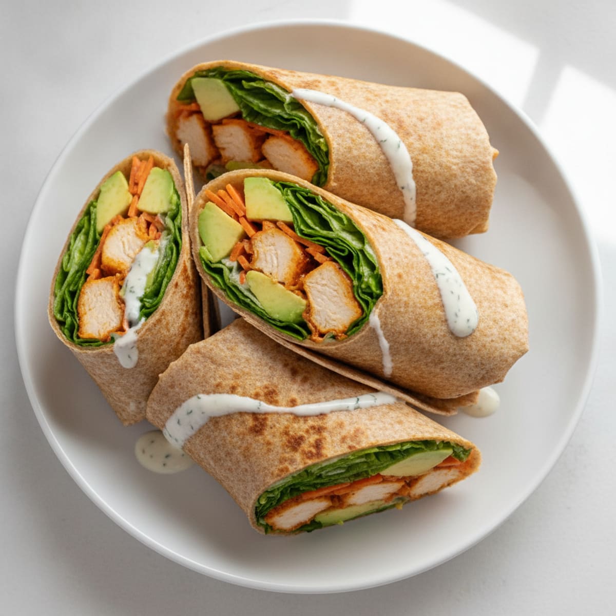 Buffalo Ranch Chicken Wrap