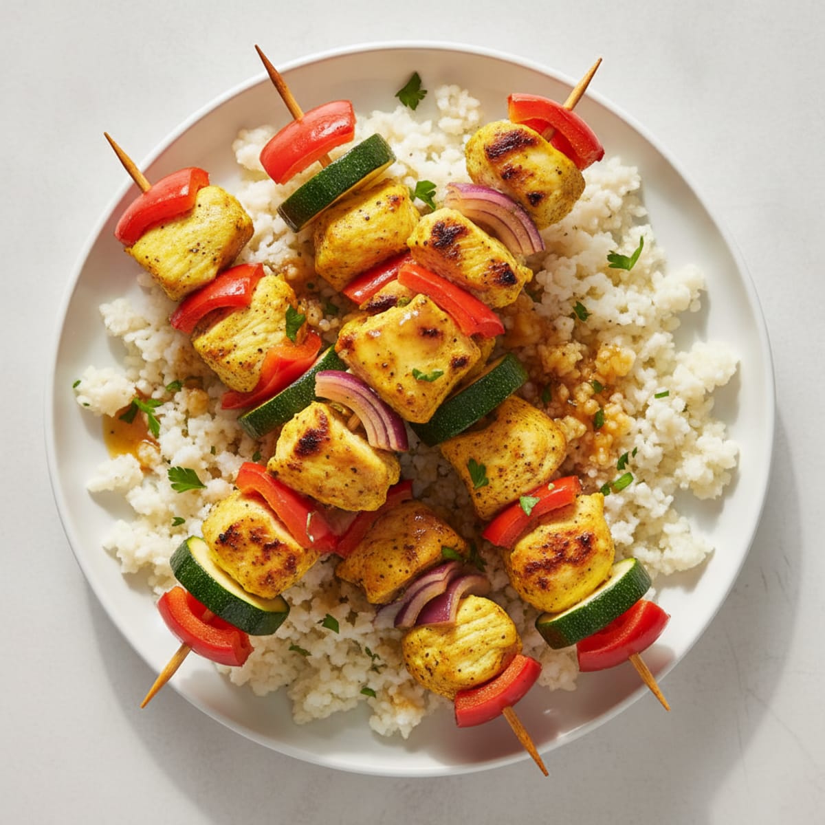 Turmeric Grilled Chicken Kebab