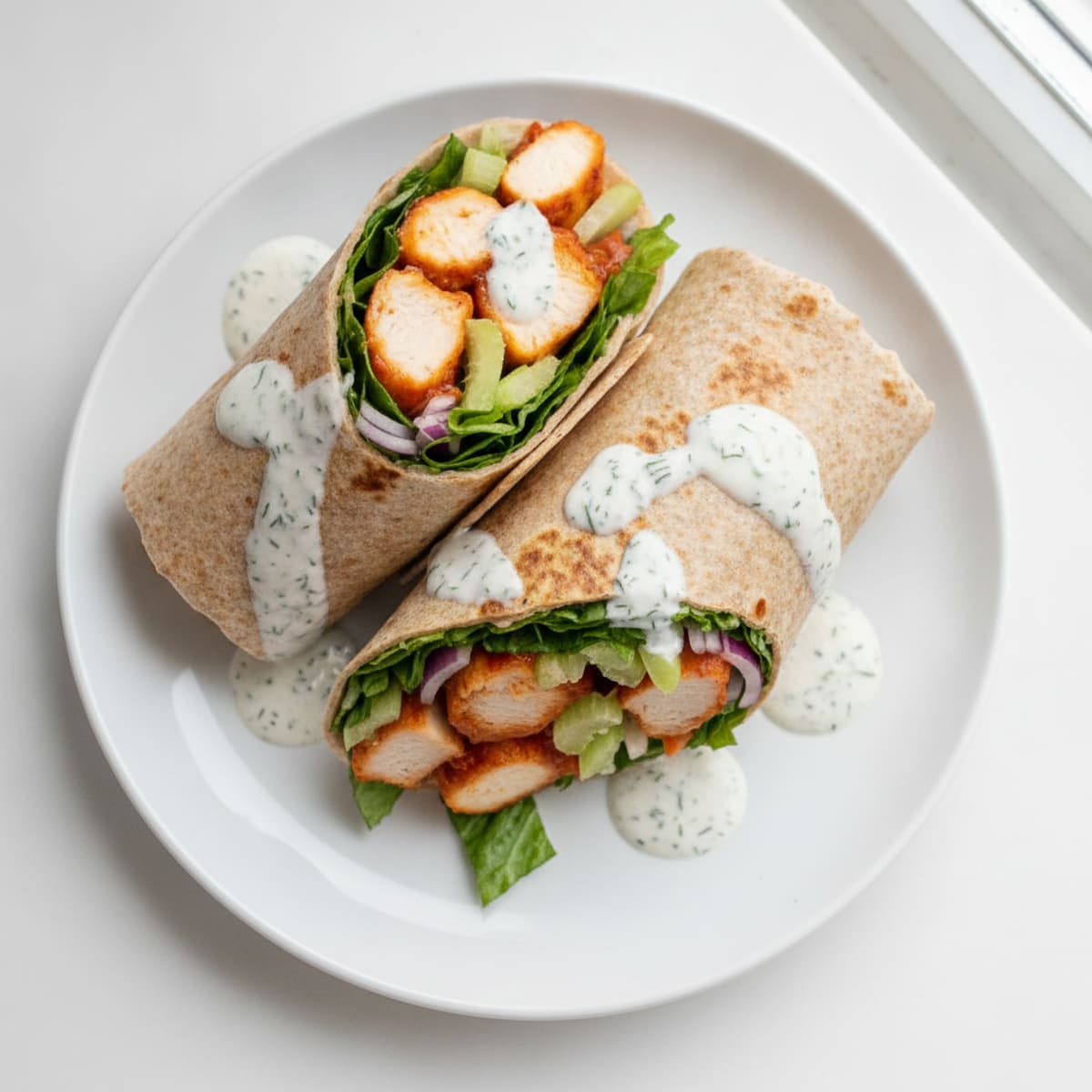 Buffalo Ranch Chicken Wrap