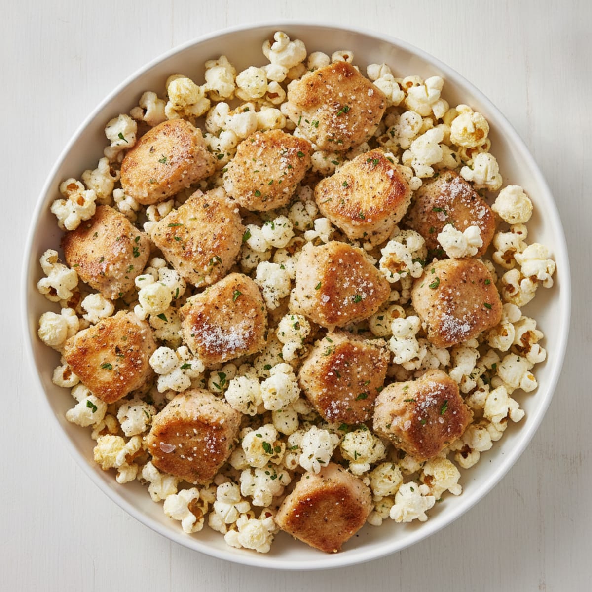 Garlic Parmesan Popcorn Crunch