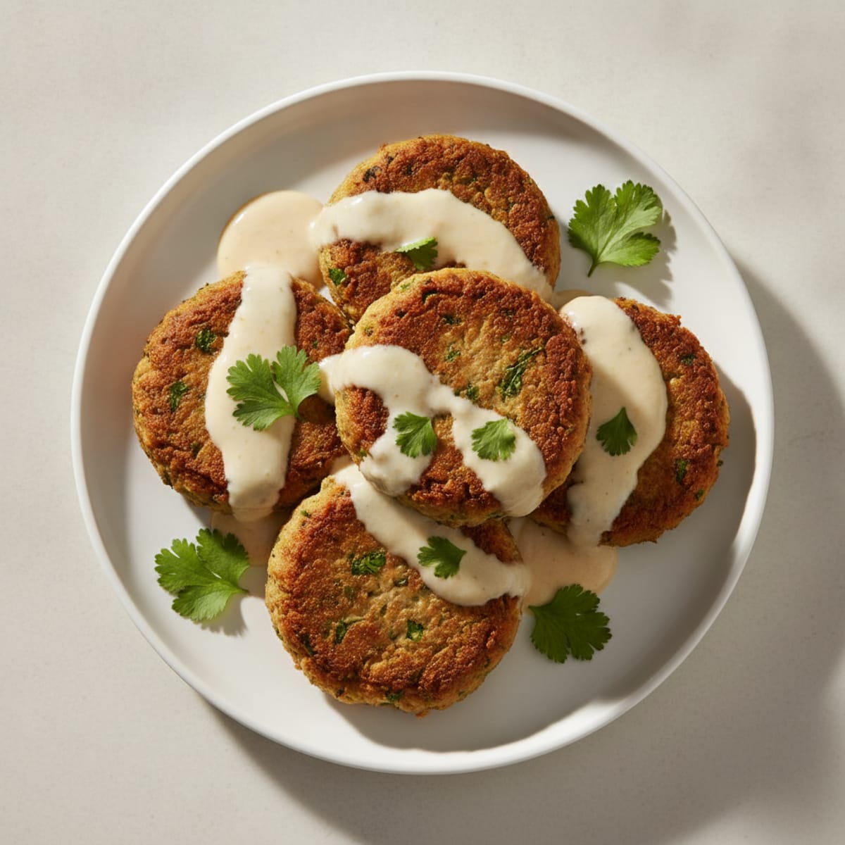 Crispy Falafel with Tahini