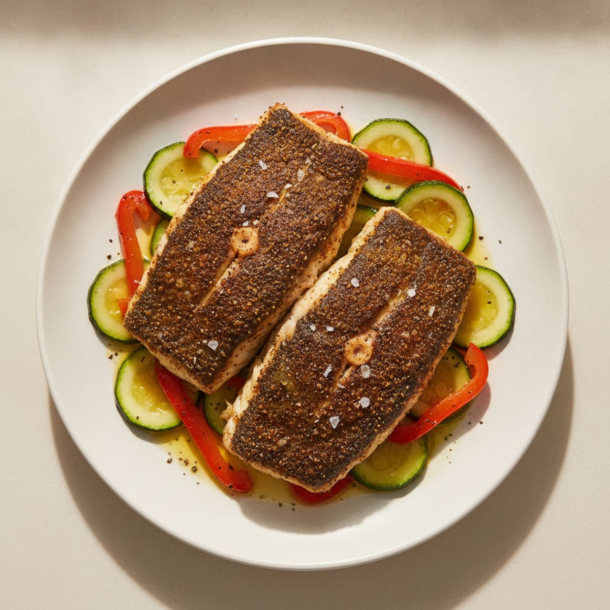 Blackened Catfish with Cajun Spice