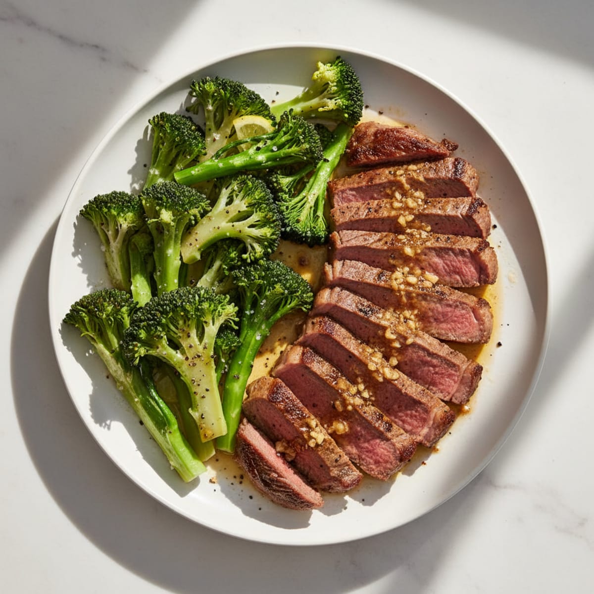 Pan-Seared Steak with Garlic Butter