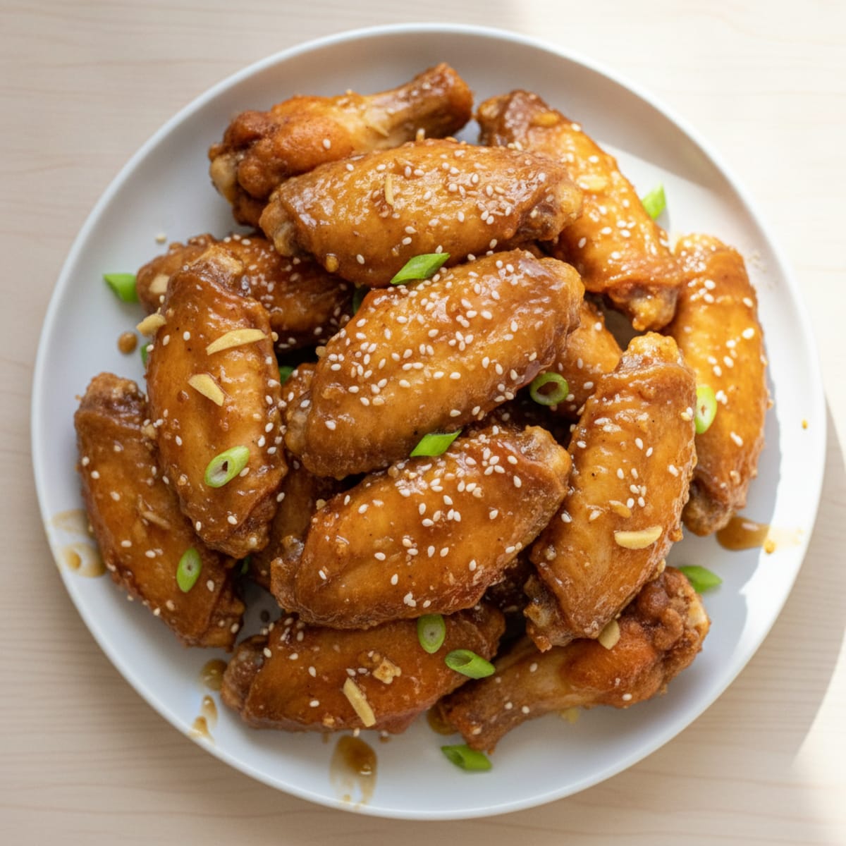 Honey-Garlic Glazed Chicken Wings