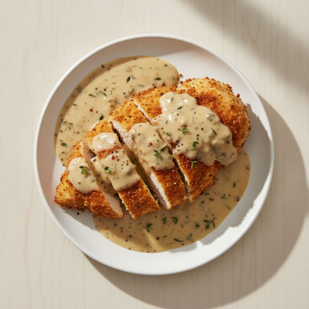 Air-Fried Buttermilk Chicken with Creamy Gravy