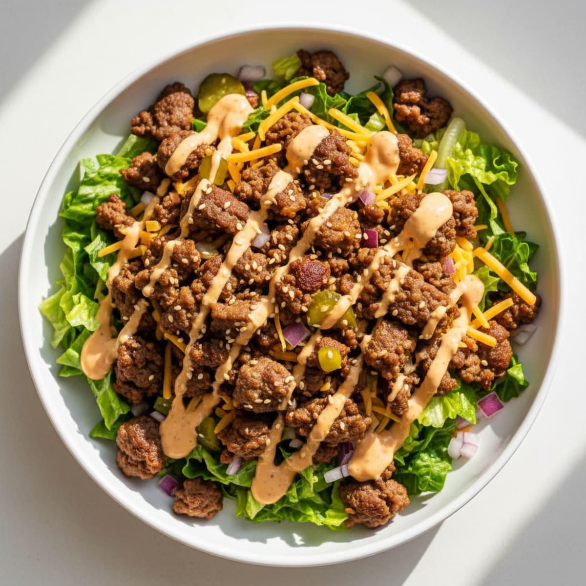 Big Mac Protein Bowl