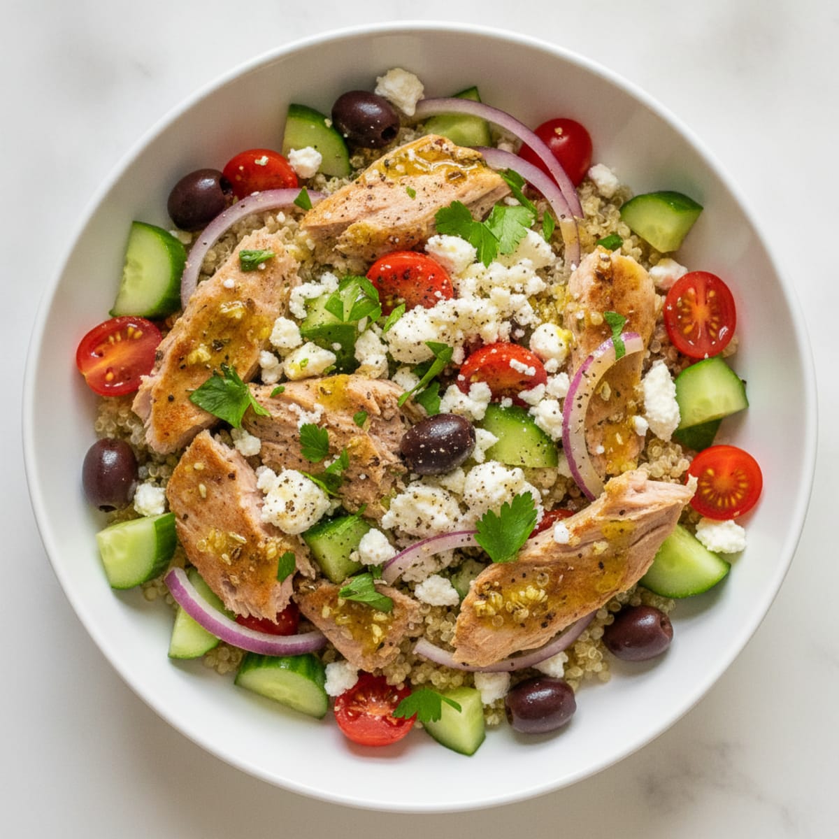 Mediterranean Tuna Power Bowl