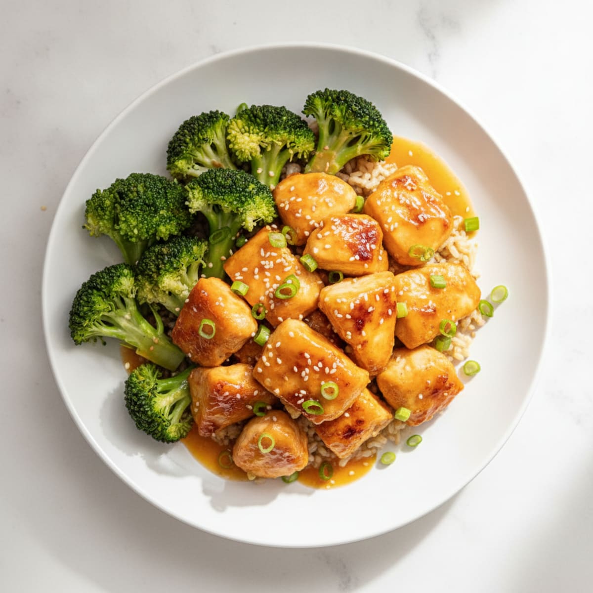 Baked Orange Chicken with Broccoli