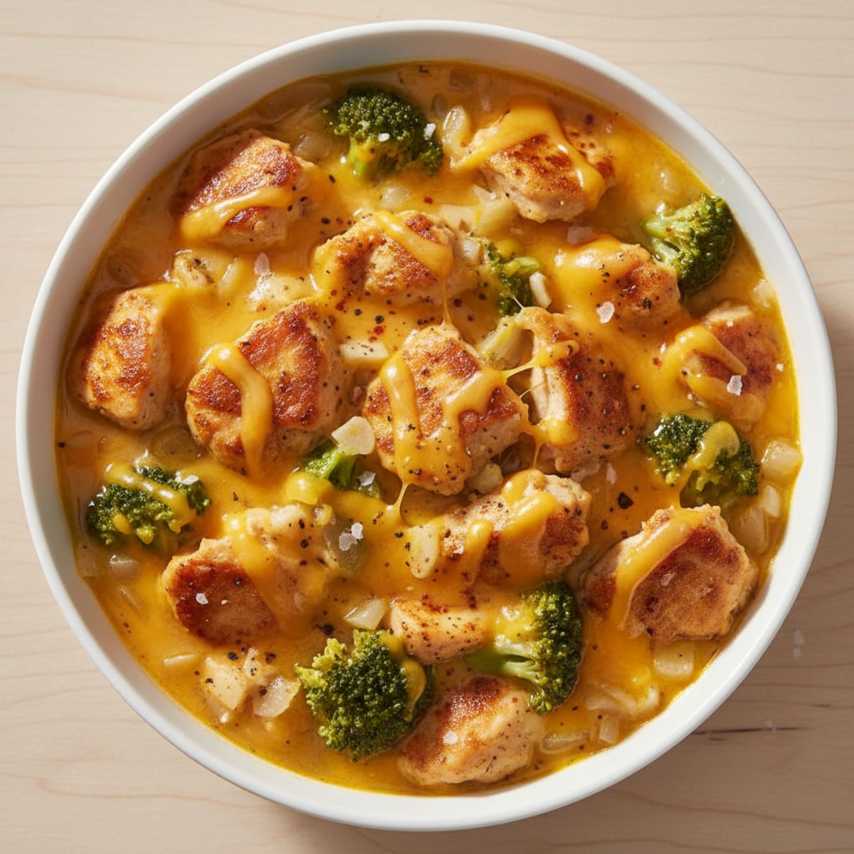Cheesy Chicken and Broccoli Soup