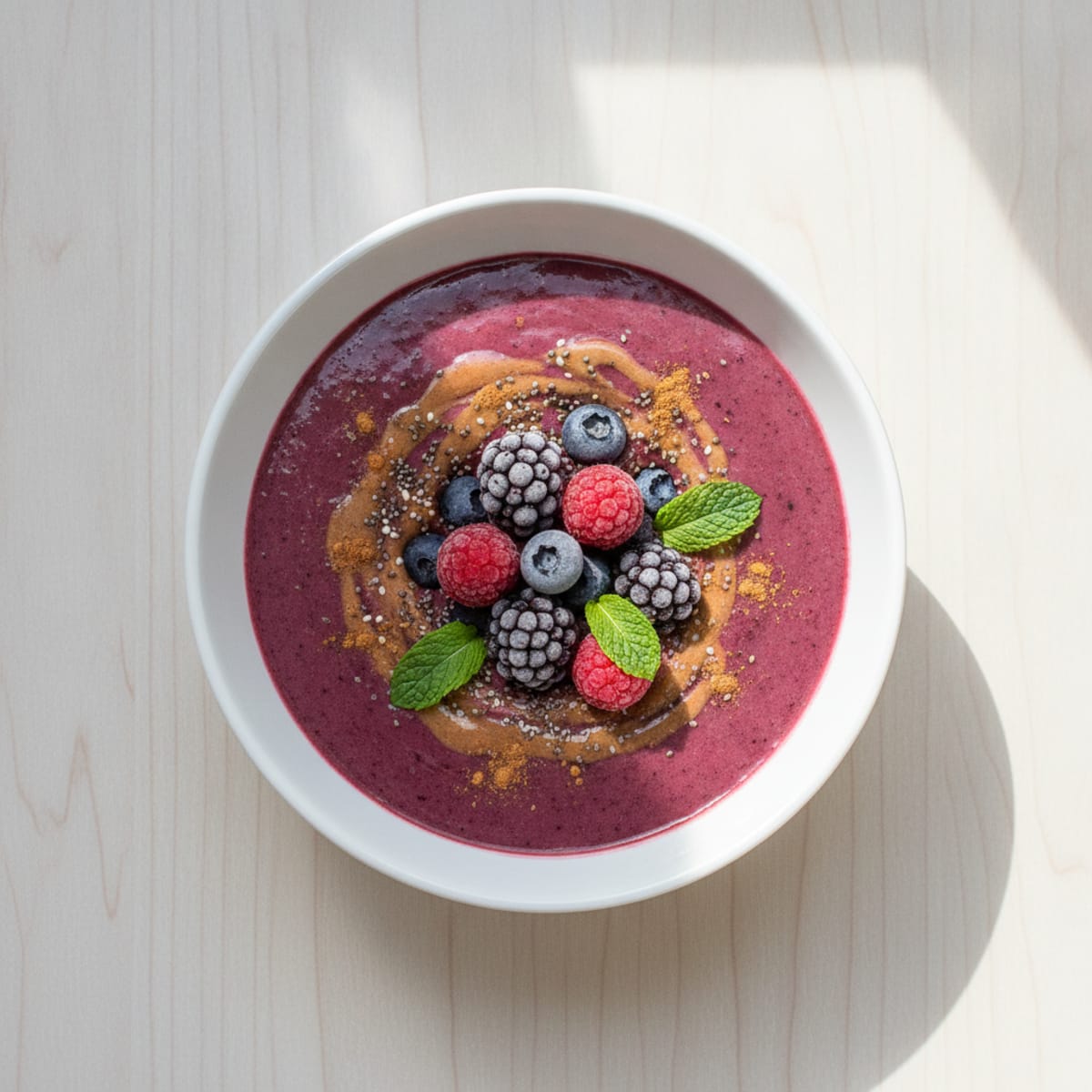 Mixed Berry Breakfast Smoothie