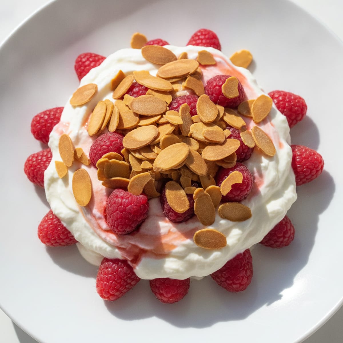 Greek Yogurt Protein Parfait with Berries and Almonds