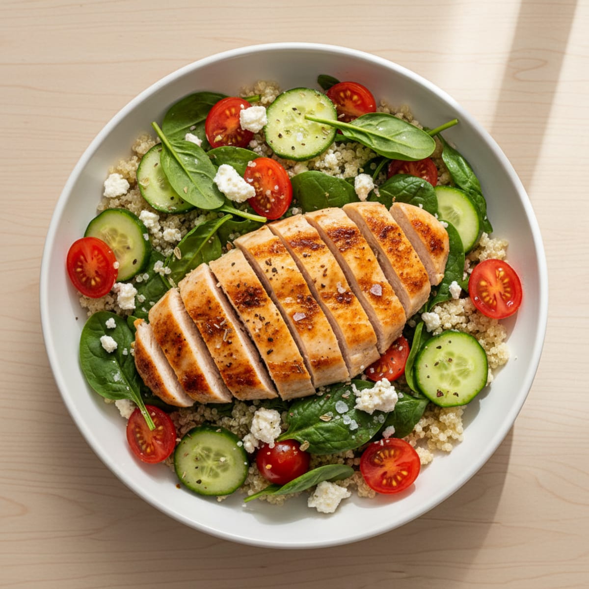 High-Protein Chicken and Quinoa Bowl