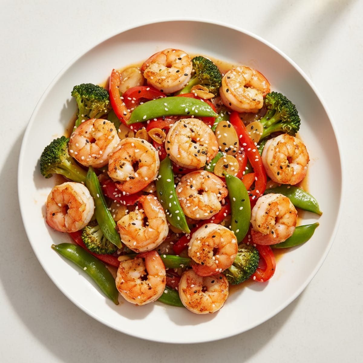 Garlic Shrimp Stir-Fry