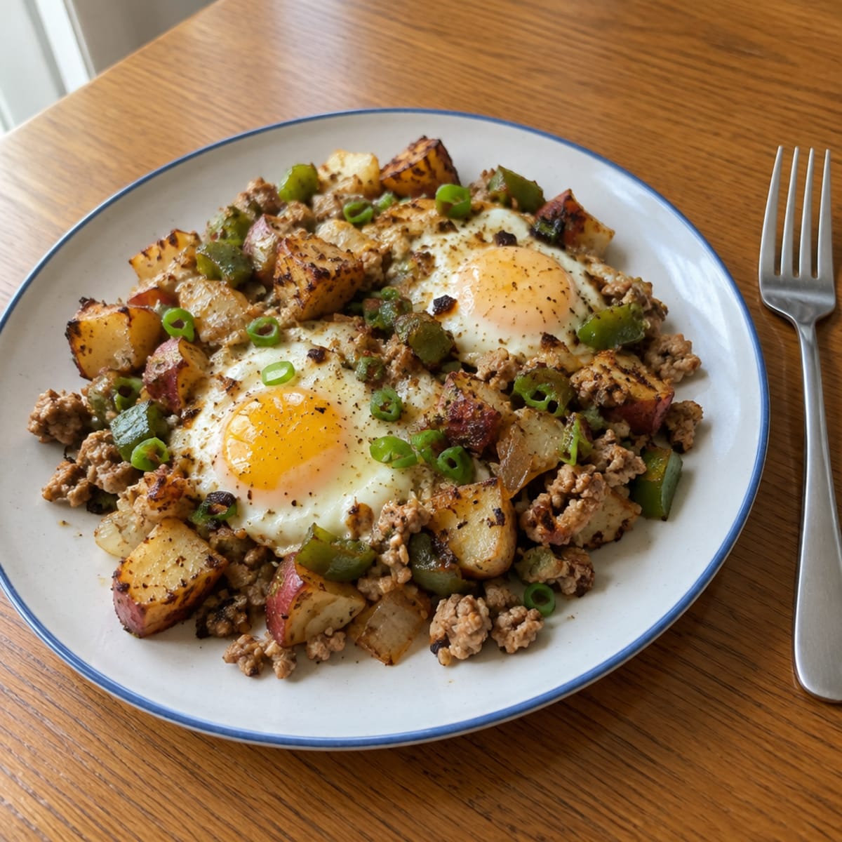 Hearty breakfast skillet