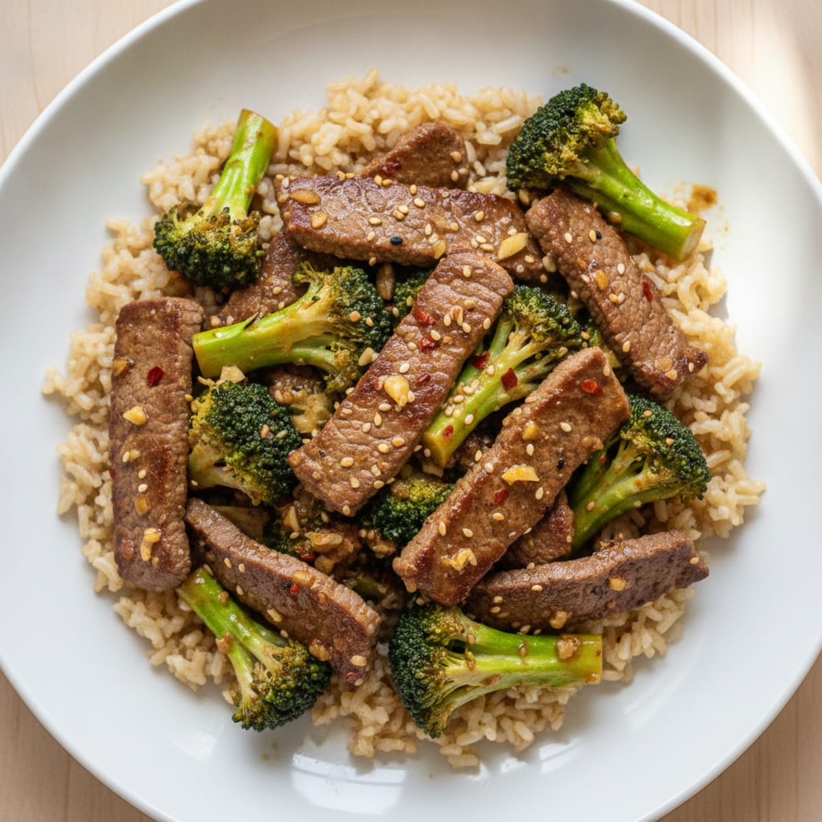 Sesame Beef and Broccoli Stir-Fry