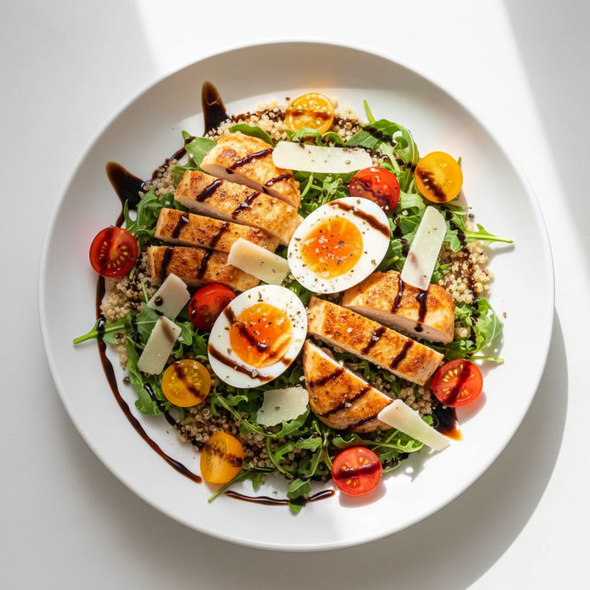 Quinoa Salad with Italian Eggs