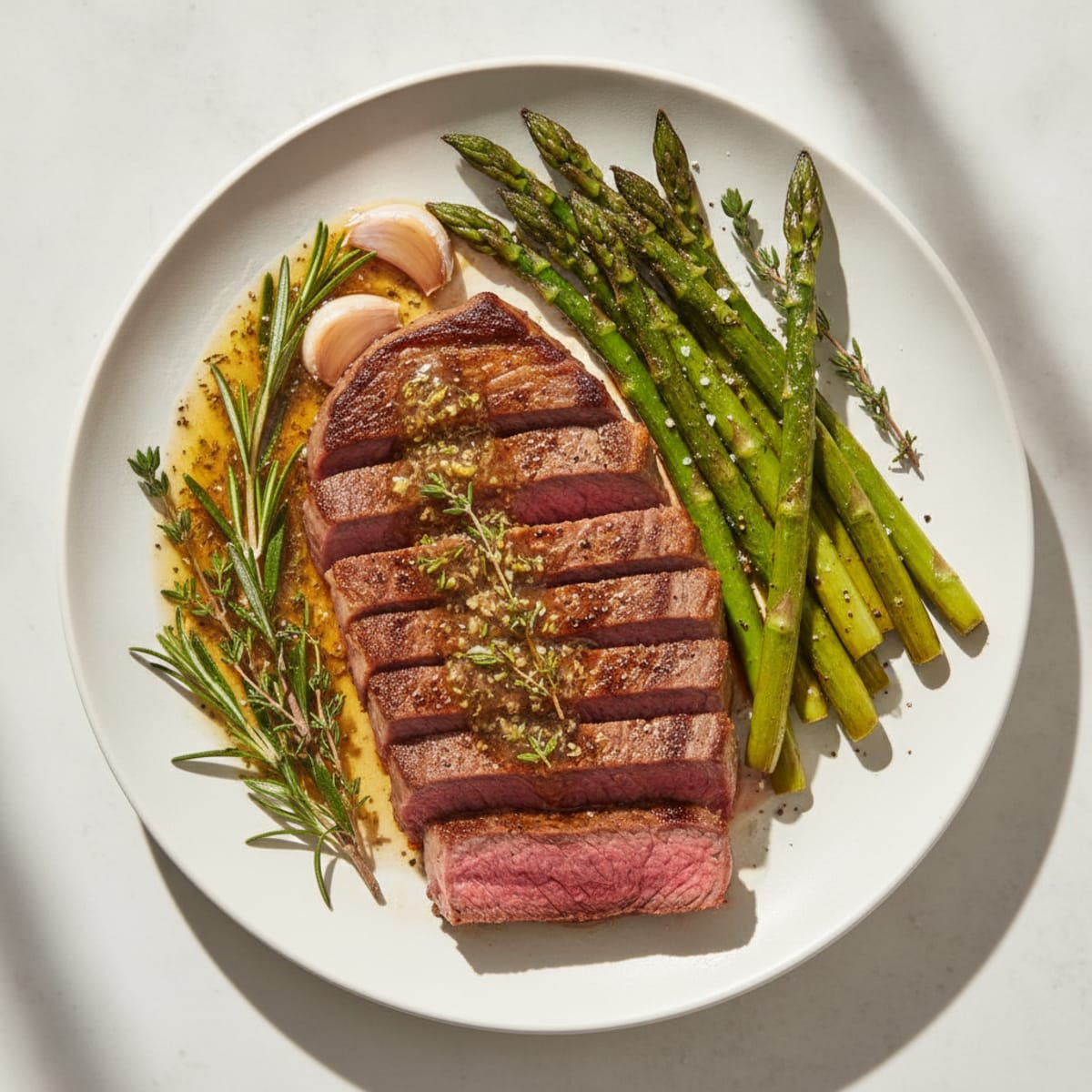 Pan-Seared Steak with Garlic Butter