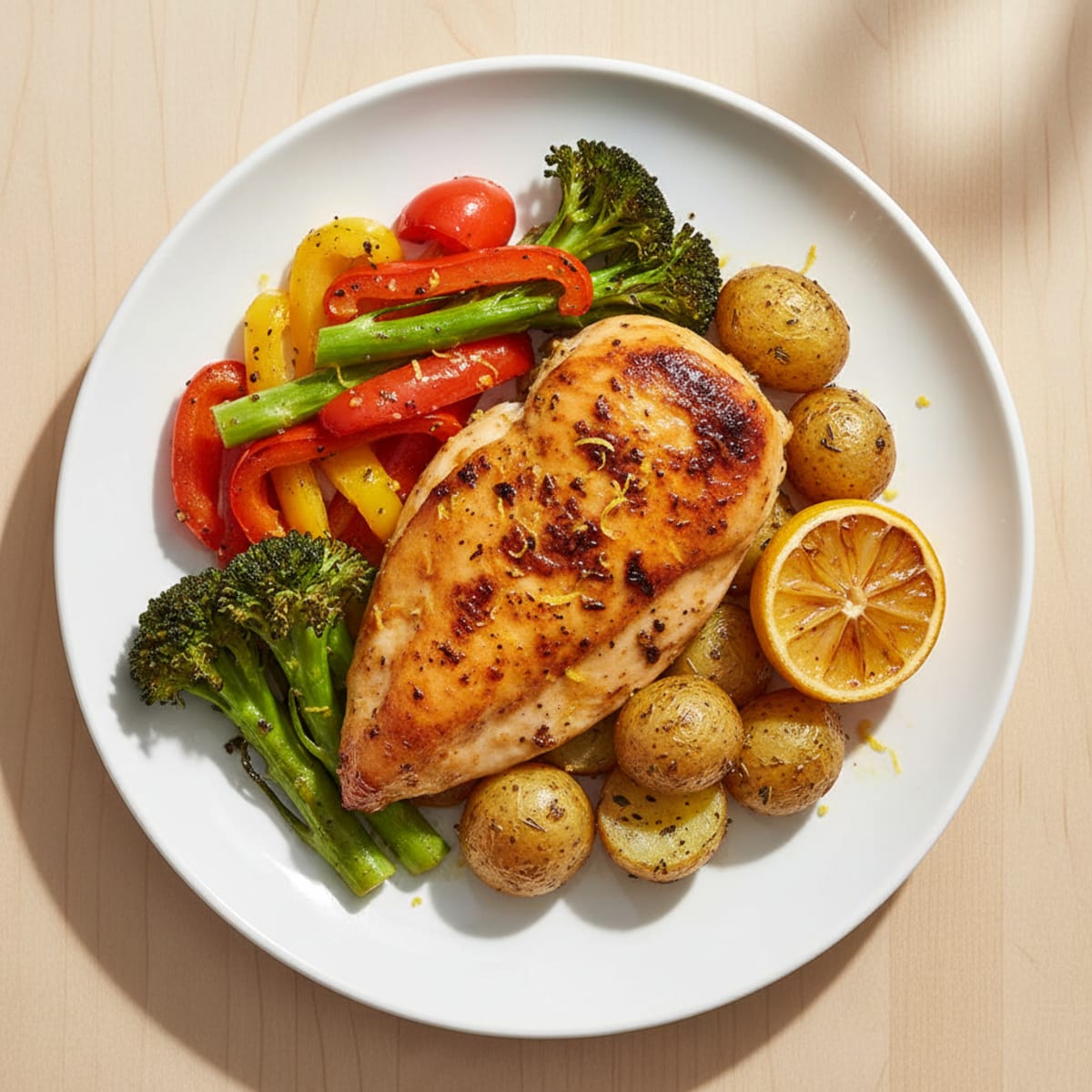 Sheet Pan Lemon Herb Chicken
