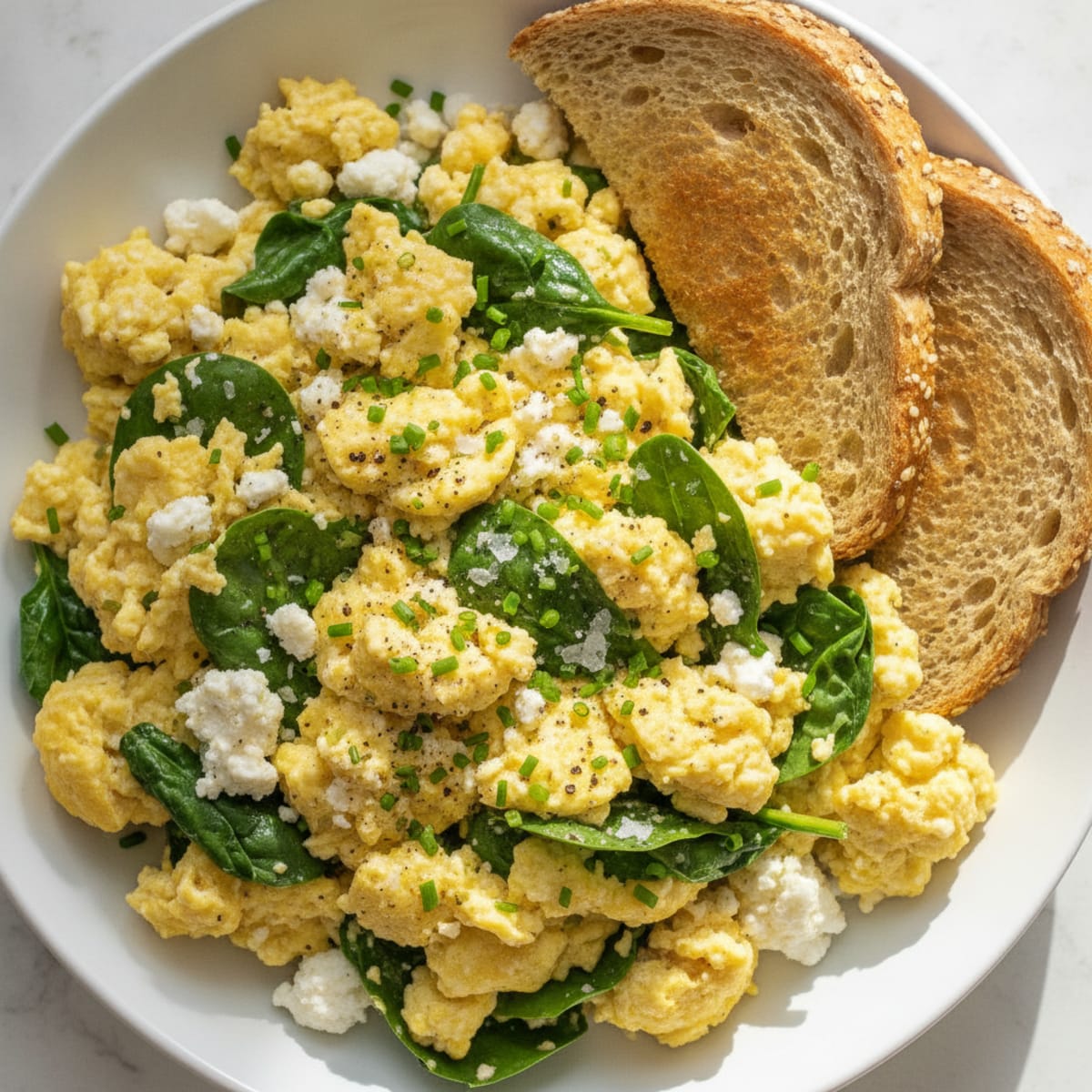 Protein-Packed Cottage Cheese Scramble