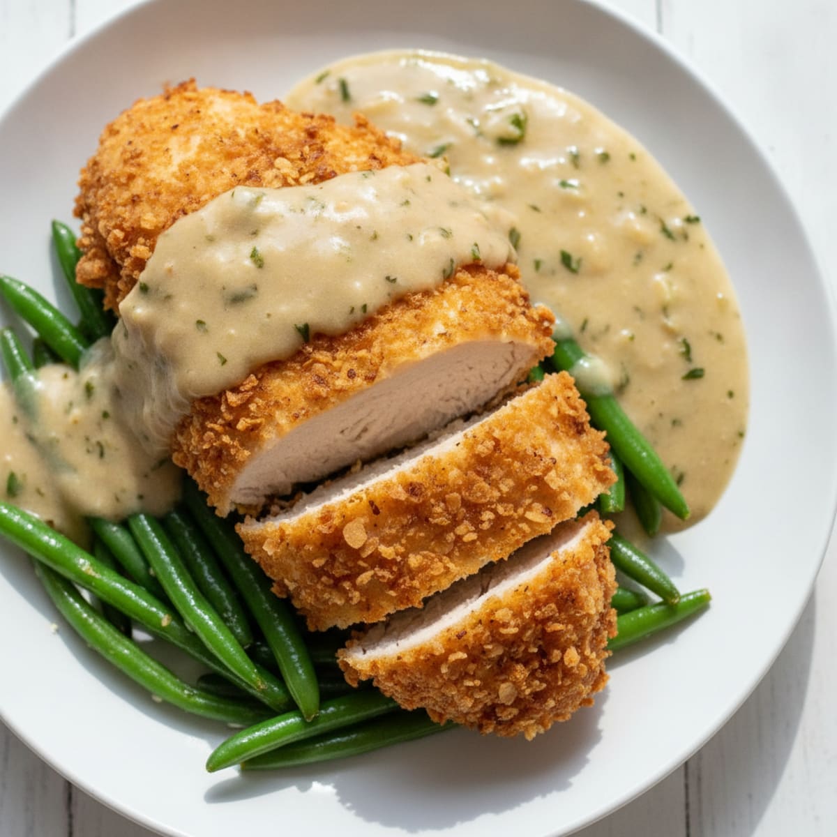 Buttermilk Fried Chicken with Creamy Gravy
