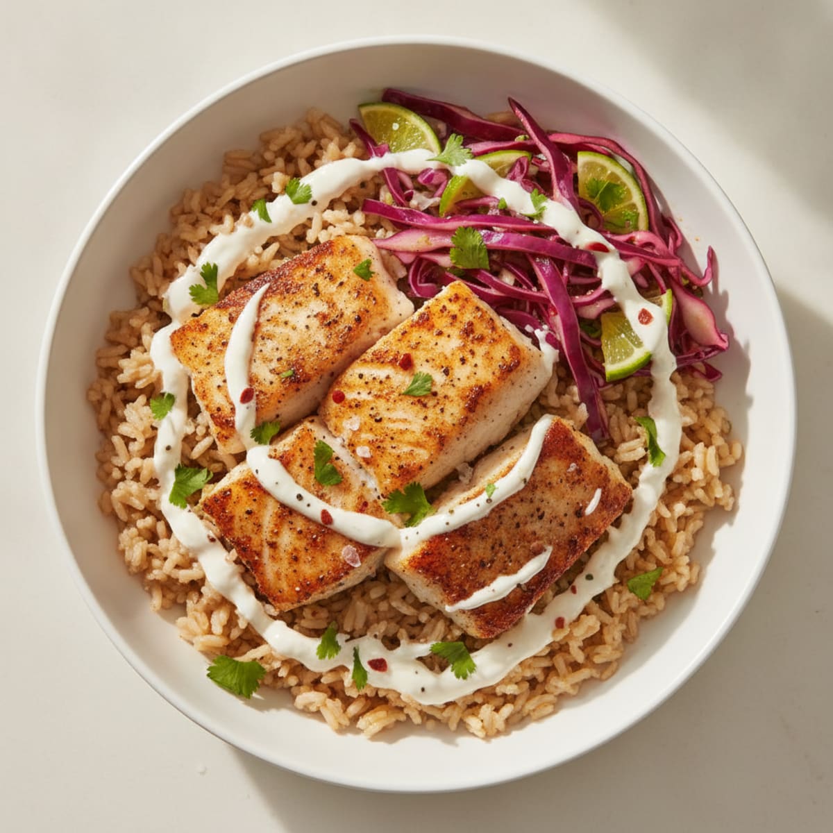 Baja Fish Taco Bowl